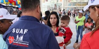 Voluntariado SUAF inicia entrega masiva de pañales pediátricos
