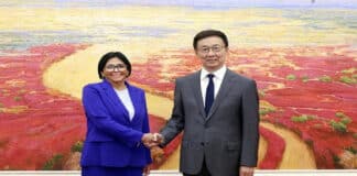 Delcy Rodríguez vicepresidente China