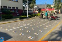 Detenido con más de 22 kilos de presunta droga en Táchira