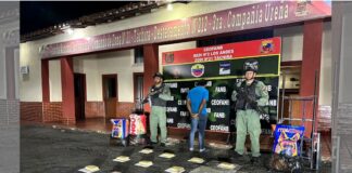 Táchira: Detenido con presunta droga oculta en bultos de perrarina