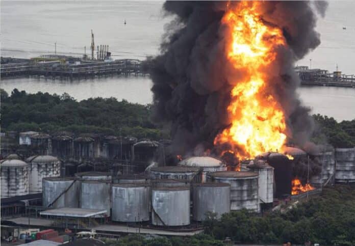 Explosión en Brasil