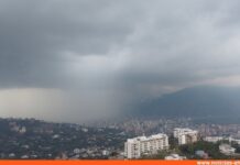 Inameh prevé lluvias dispersas durante este miércoles 27 de septiembre