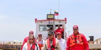 Inspeccionan avances del Plan de Recuperación de Pasivos Ambientales en el Lago de Maracaibo