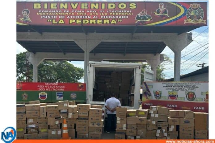 Decomisadas 3 toneladas de medicamentos de contrabando en Táchira