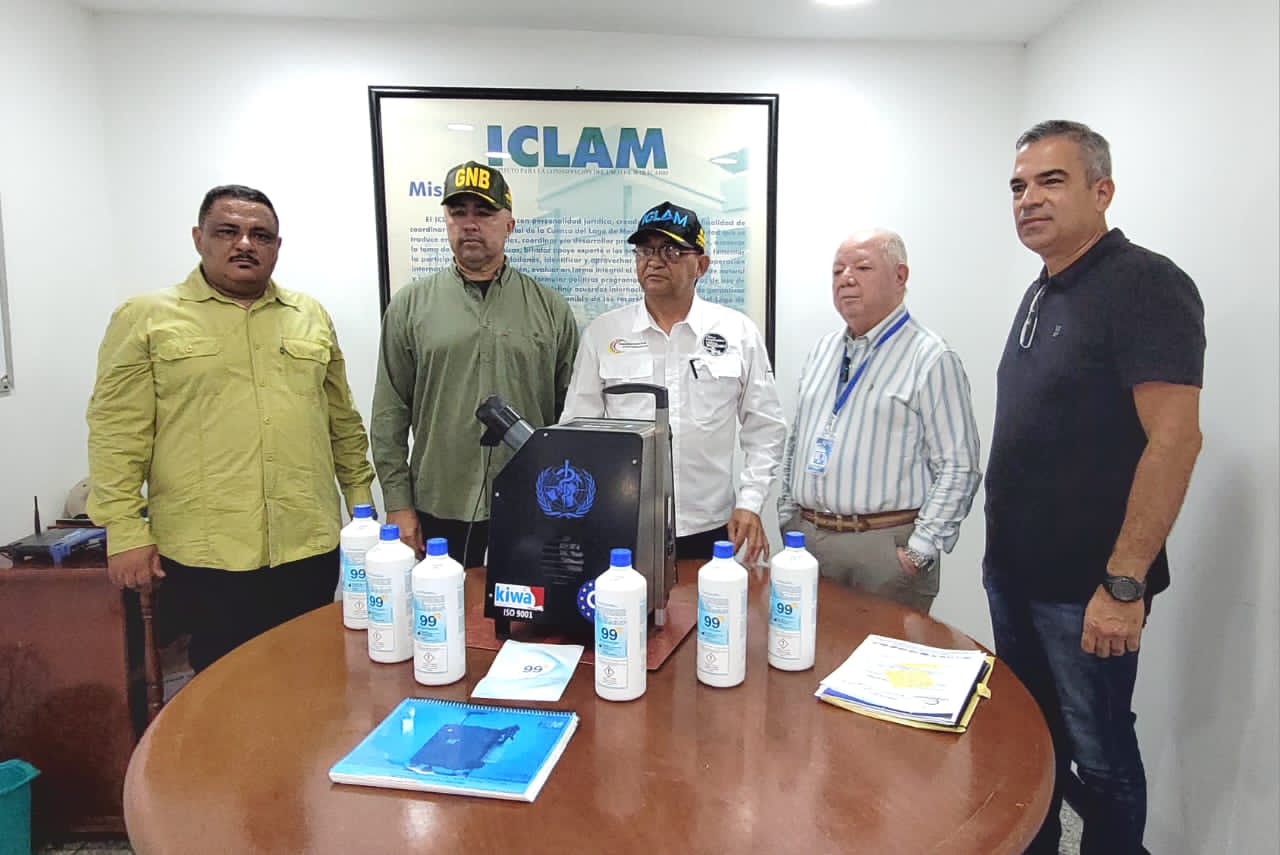 ICLAM recibe donación de equipo sanitario para desinfectar sus instalaciones 