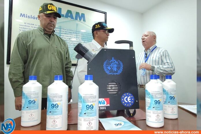 ICLAM recibe donación de equipo sanitario para desinfectar sus instalaciones