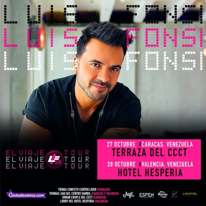 Luis Fonsi Valencia nueva fecha ubicación