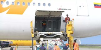 Venezuela envía 26 toneladas de ayuda humanitaria a México