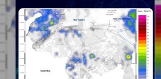 Reporte del Inameh para hoy, miércoles 04 de octubre del 2023