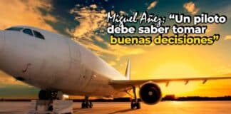 Miguel Añez: un piloto debe saber tomar buenas decisiones