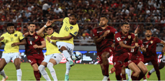 Venezuela empató 0-0 con Ecuador