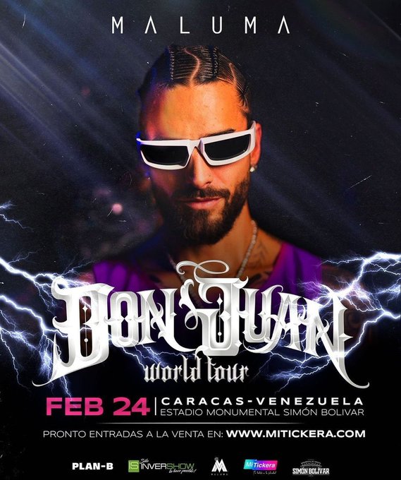 ¡Confirmado! Maluma vendrá a Venezuela con su gira "Don Juan”