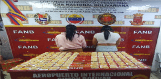 Detenidas dos mujeres en Maiquetía