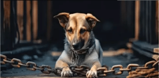 Maltrato animal de un perro en Barinas
