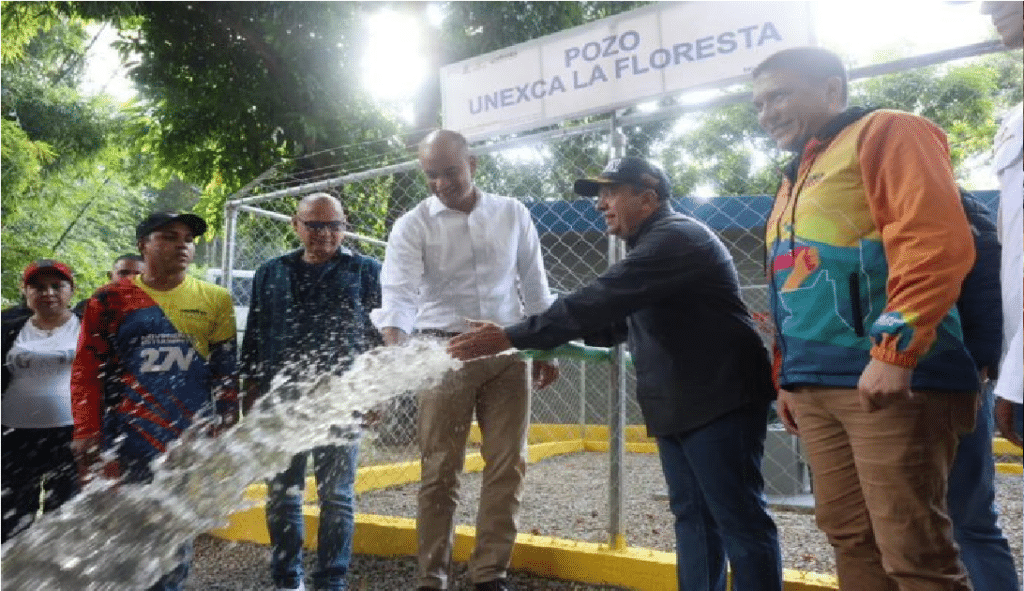 Ministro Marco Torres activó tres pozos de agua en Miranda.1png