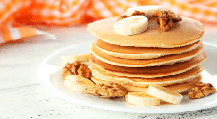 Panquecas de avena y cambur