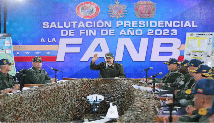 Presidente Maduro buque Guyana