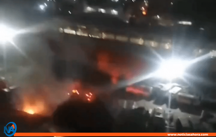 incendio en la estación de metro Ayacucho