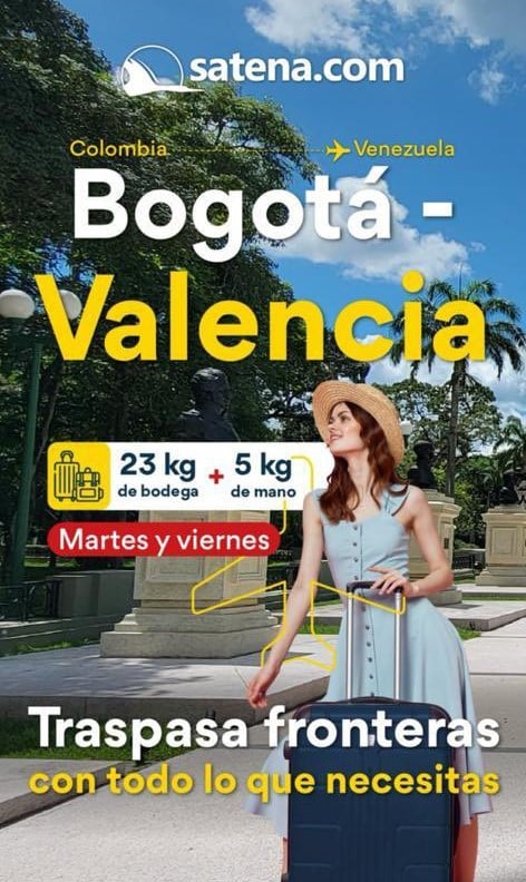 Aerolínea colombiana Satena inauguró nueva ruta Bogotá - Valencia