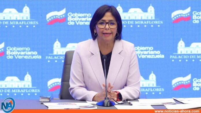 Delcy Rodríguez: Venezuela rechaza “chantaje” del gobierno de EEUU