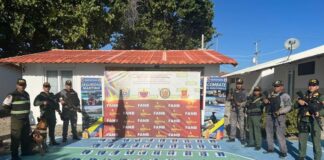 FANB localiza más de 27 kilos de droga en costa del archipiélago Los Roques