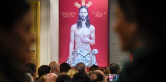 Imagen de Jesucristo en un cartel de Semana Santa ha generado polémica en Sevilla