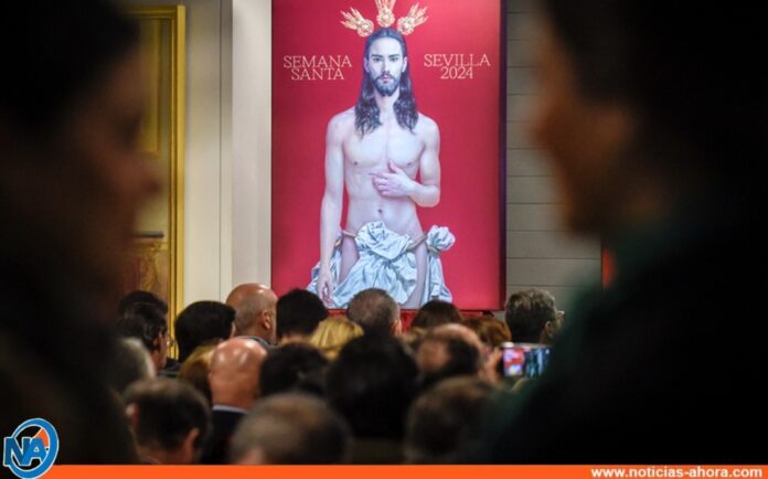 Imagen de Jesucristo en un cartel de Semana Santa ha generado polémica en Sevilla