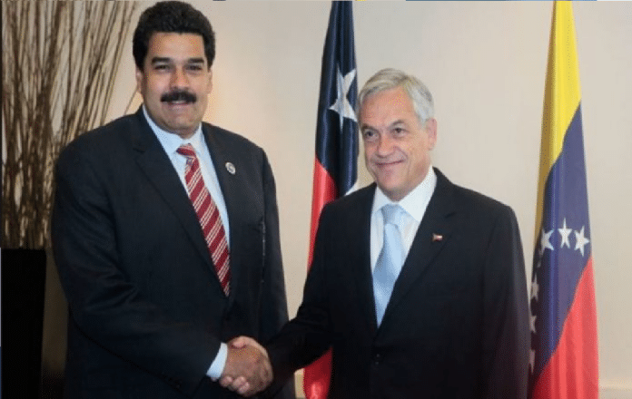 Maduro condolencias fallecimiento Sebastián Piñera