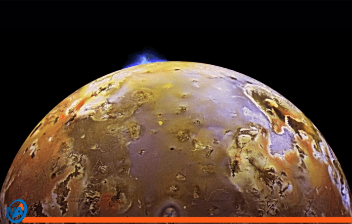 NASA realizó vuelo luna Júpiter Io