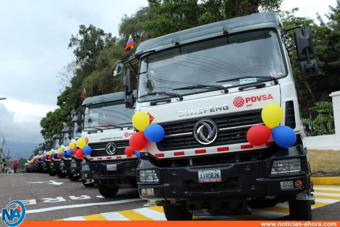 PDVSA entregó 26 vehículos para optimizar distribución de combustible en Táchira
