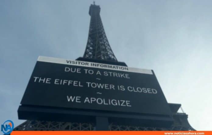 Personal cierra la Torre Eiffel