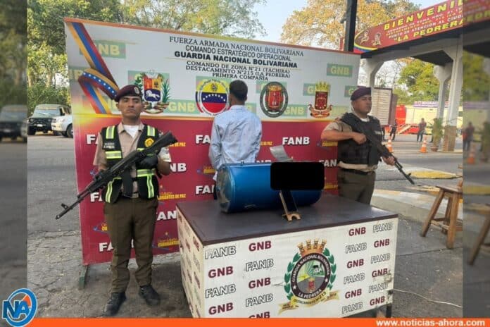 Táchira: Detenido al transportar un compresor repleto de presunta droga