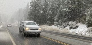 LLuvia y nieve en California