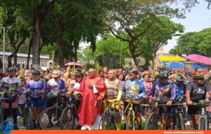 ciclistas Santuario Nazareno de Achaguas