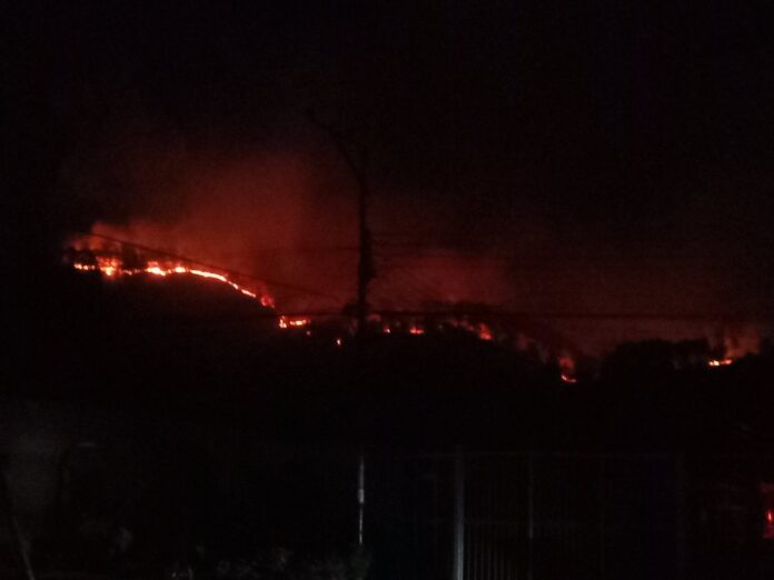 incendio en Cerro El Café