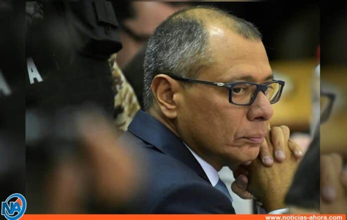 Exvicepresidente de Ecuador, Jorge Glas, hospitalizado por posible sobredosis