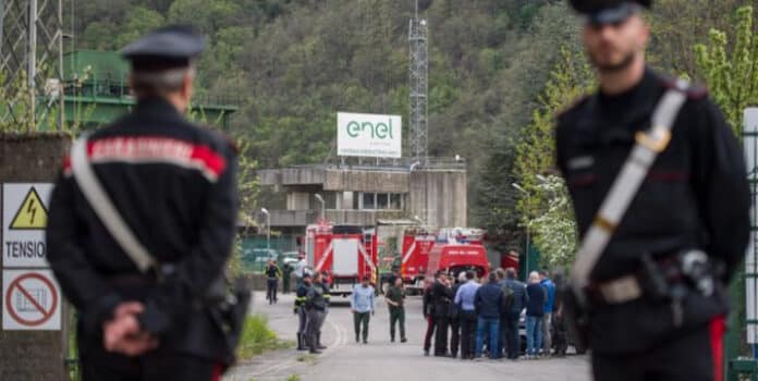 Explosión en hidroeléctrica en italiana