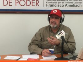 Francisco Ameliach: Votar por Nicolás Maduro constituye una acción de defensa integral de la Nación