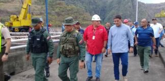 Ministro de Energía Eléctrica inspeccionó Hidroeléctrica La Vueltosa