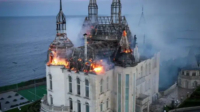 Misil ruso destruye castillo de Harry Potter
