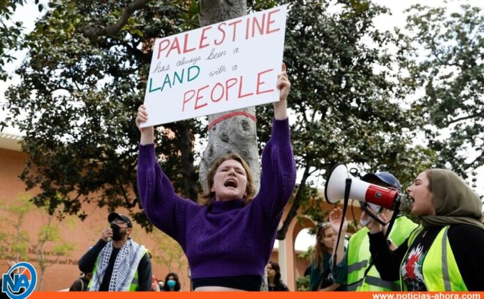 Protestas a favor de Palestina se extienden a 60 universidades de EEUU