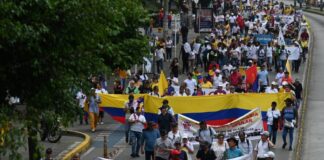 Protestas masivas en Colombia