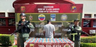 Viajaba a Puerto La Cruz sujeto detenido en Táchira con 93 dediles