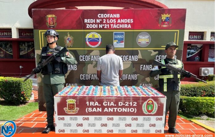 Viajaba a Puerto La Cruz sujeto detenido en Táchira con 93 dediles