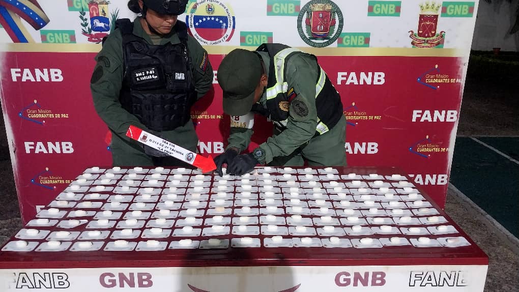 En Táchira fue detenida una mujer con 147 dediles de sustancias ilícitas en su humanidad 