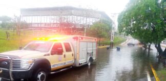 Fuertes lluvias provocaron anegación en la parte alta de San Cristóbal