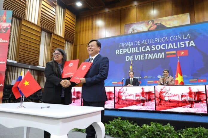 Venezuela Vietnam cinco acuerdos cooperación 