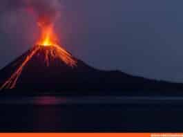 indonesia erupción volcán Ruang