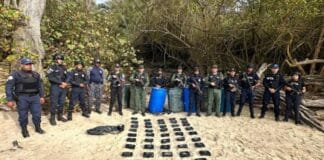 20 kilos marihuana playa La Guaira