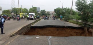 Colapso puente de calle 30